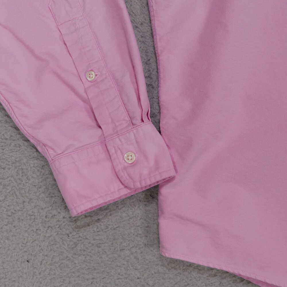 Polo Ralph Lauren Shirt Mens XL Custom Fit Chambray Pink Button Down Long Sleeve - Picture 6 of 15